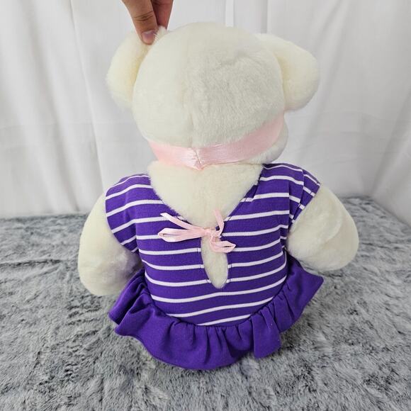 Vtg North American Bear Co Violet Exercise 1984 Purple Headband Jazzercise 19" - Picture 4 of 10